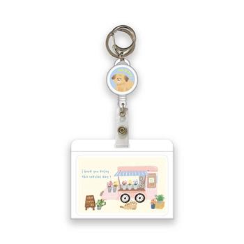 好事生活伸縮證件卡夾套組(花車)