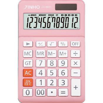 JINHO 京禾12位元計算機 JH-6601-粉