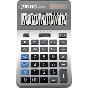 JINHO 京禾12位元計算機 JH-6608-銀