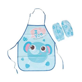 (特價)簡單生活-兒童圍裙(藍色小象)