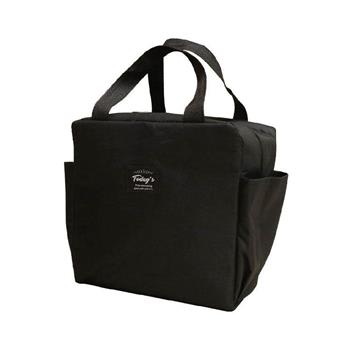 (特價)簡單生活Today's雙口保冷便當袋(黑)