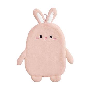 簡單生活-兔子造型擦手巾(粉)