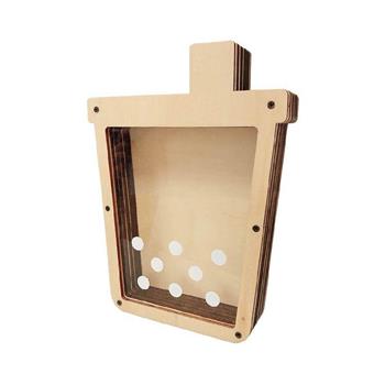 簡單生活-木製珍奶存錢筒