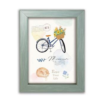 好事生活4x6彩色木頭相框(淺綠)