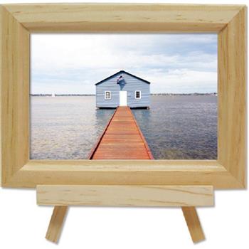 (特價)直/橫兩用木質相框(4*6)-小屋