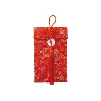 節慶系列-直式流蘇布紅包袋(圓滿)