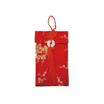 節慶系列-直式流蘇布紅包袋(吉祥)