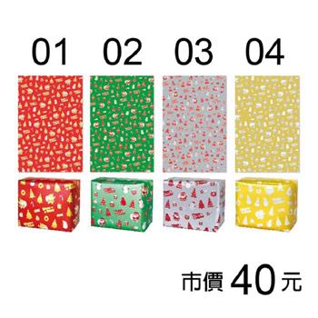 耶誕特長鋁箔包裝紙70*100