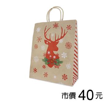 耶誕手提紙袋(大)-麋鹿影