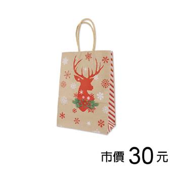 耶誕手提紙袋(小)-麋鹿影