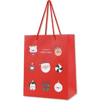 耶誕手提紙袋(中)-耶誕球