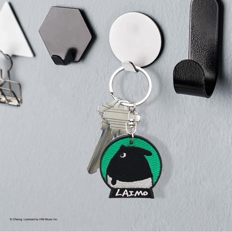 LAIMO刺繡吊飾鑰匙圈－綠色生活