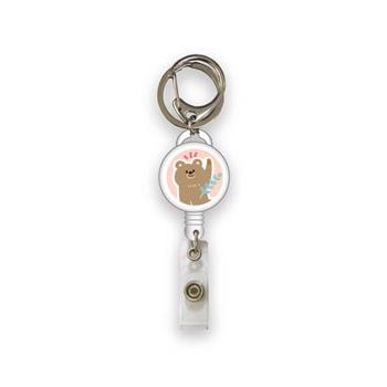 好事生活鑰匙圈伸縮扣(棕熊)