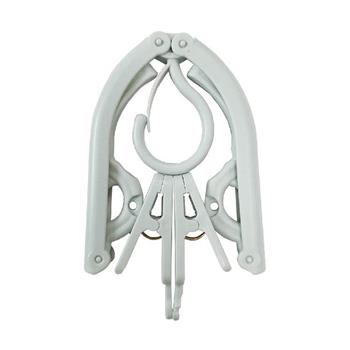 (特價) 簡單生活旅行折疊衣架(藍)