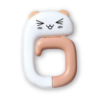 (特價)簡單生活-桌邊掛鉤(粉貓)