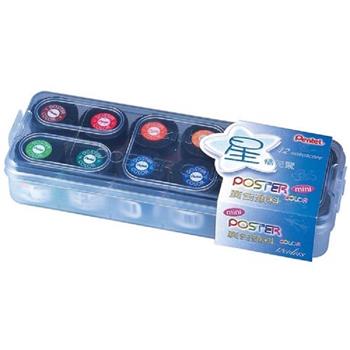 PENTEL 廣告顏料12ml 12色