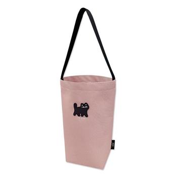 貓咪 滴柱飲料提袋 粉