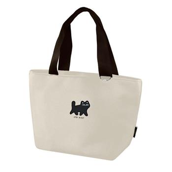 貓咪 滴柱小提袋 米