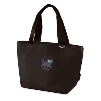 貓咪 滴柱小提袋 黑