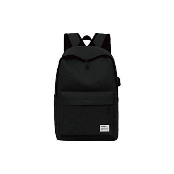 (特價)簡單生活-韓系簡約後背包(黑)
