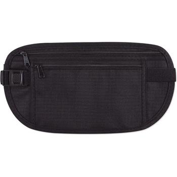 (特價)超薄防盜隨身腰包-黑