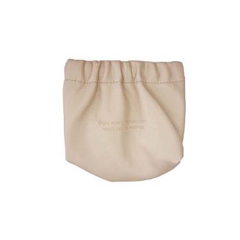 (特價)簡單生活 造型皮革收納袋彈片袋(灰色)