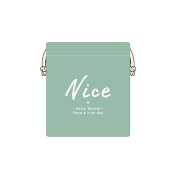 簡單生活Nice小束口袋(水綠)