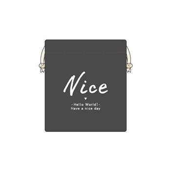 簡單生活Nice小束口袋(墨黑)