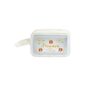 (特價)簡單生活小時尚磨砂收納袋(花朵款)