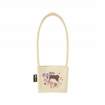 啾啾妹_飲料杯套(珍珠奶茶)