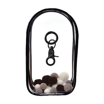 (特價)簡單生活-透明收納痛包-大(透黑)