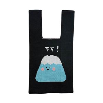 (特價)小呸角-針織提袋(小山君)