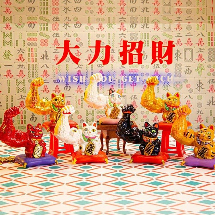 TOPTOY 大力招財貓盲盒系列_單入隨機款(共6款)－金石堂