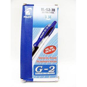 PILOT百樂 盒裝（L）G－2中性筆0.38 藍【金石堂、博客來熱銷】