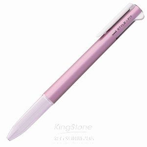【uni】三菱Style Fit 三色筆管－金屬粉紅（筆夾）