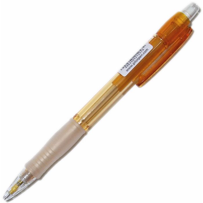 【百樂】透明七彩自動鉛筆0.5－橘 H－185N