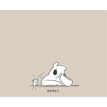 黑田桑滑鼠墊(奶茶色)