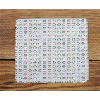 星星貓滑鼠墊(卡其)