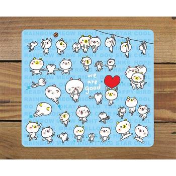 白熊滑鼠墊(藍色)