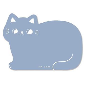O Cat 貓咪皮質滑鼠墊 藍