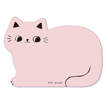 O Cat 貓咪皮質滑鼠墊 粉