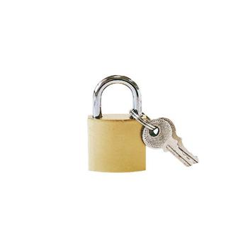 簡單生活2.5cm經典銅扣鎖(金銅色)