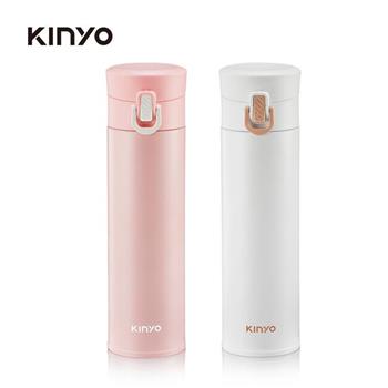 【KINYO】KIM-30PI 不鏽鋼超輕量保溫杯(300ML)-粉【金石堂、博客來熱銷】