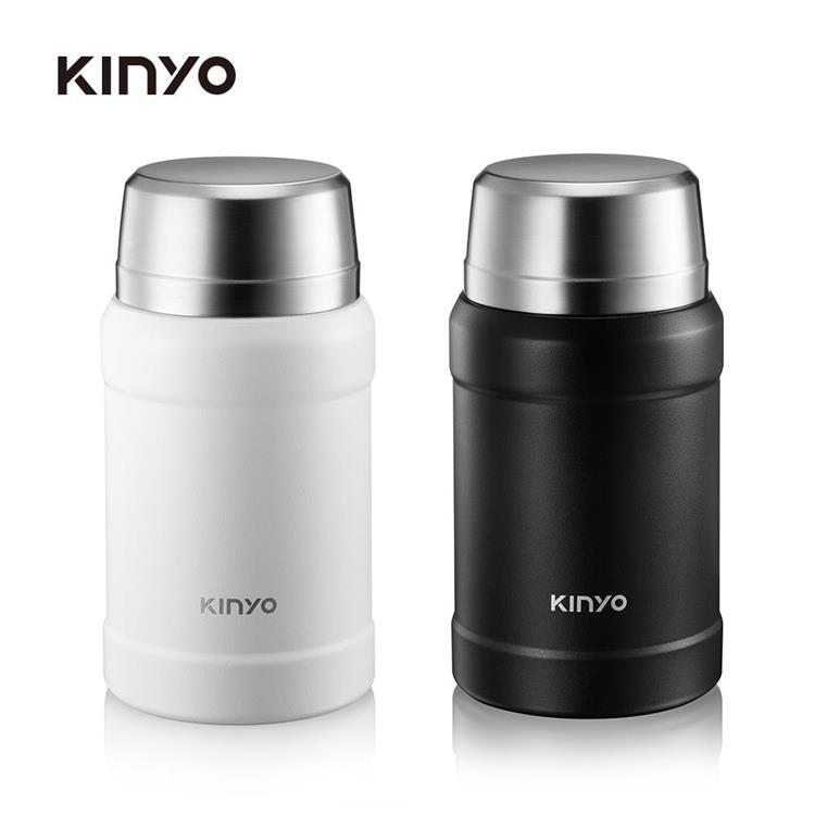 【KINYO】KIM－48B 316不鏽鋼真空燜燒罐（800ML）－黑