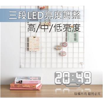 【KINYO】TD395 LED立體數字鐘【金石堂、博客來熱銷】