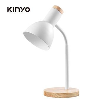 【KINYO】原木質感檯燈PLED-424【金石堂、博客來熱銷】
