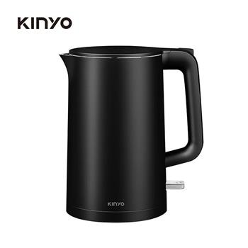 【 KINYO  】KIHP-1169B霧面快煮壺1.7L 黑