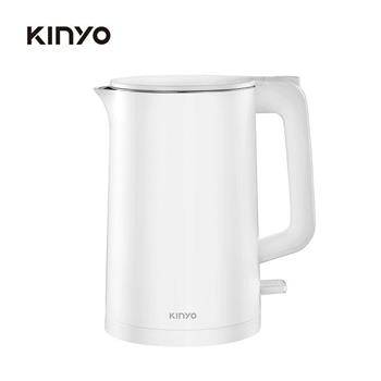 【 KINYO  】KIHP-1169W霧面快煮壺1.7L 白