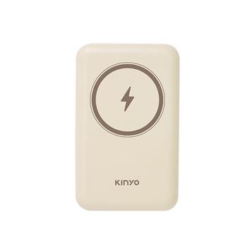 【 KINYO 】KPB-2304Y磁吸無線行動電源/米【金石堂、博客來熱銷】
