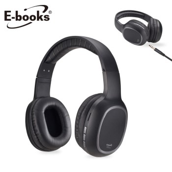 E－books S90 藍牙4.2無線重低音耳罩式耳機【金石堂、博客來熱銷】